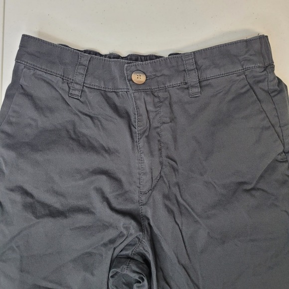 Pact Womens Coastal Chino Pants Black Organic Cotton XS Low Rise Straight Leg - Picture 2 of 6